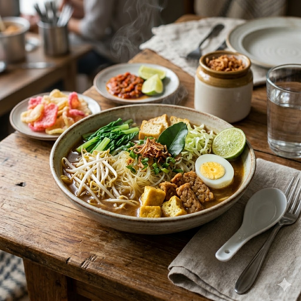 Mie Rebus Martabak Kubang Hayuda